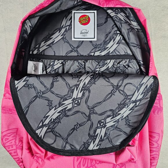 NEW Herschel Santa Cruz Classic XL Backpack in Pink - Picture 3 of 4